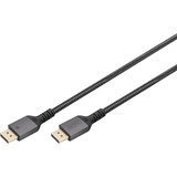 Digitus DB-340201-030-S, Cable negro/Gris