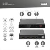 Digitus DS-55339, Splitter HDMI negro