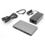 Digitus Estación de acoplamiento Thunderbolt 3 8K plateado