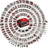 EINHELL GE-CL 18/1 Li E-Solo 210 kmh, Soplador de hojas rojo/Negro, Soplador manual, 210 kmh, 105 m³/h, Negro, Rojo, 12000 RPM, Batería