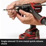EINHELL TP-CD 18/70 Li-i BL, 4514310, Martillo atornillador negro/Rojo