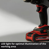 EINHELL Taladro atornillador percutor profesional a batería TP-CD 18/120 Li-i BL - Solo, 18 Voltios, Martillo atornillador negro/Rojo