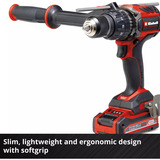 EINHELL Taladro atornillador percutor profesional a batería TP-CD 18/120 Li-i BL - Solo, 18 Voltios, Martillo atornillador negro/Rojo