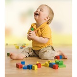 Eichhorn Bloques de construcción de madera de colores Eichhorn, Juegos de construcción 