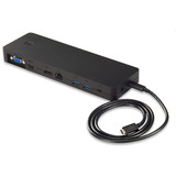 Fujitsu USB-C Port Replicator 2 reacondicionado, Estación de acoplamiento negro