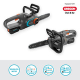 GARDENA PowerSaw 250/18V P4A solo, 14790-55, Motosierra gris/Turquesa