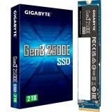 GIGABYTE Gen3 2500E SSD 2TB M.2 PCI Express 3.0 NVMe 3D NAND, Unidad de estado sólido 2 TB, M.2, 2400 MB/s