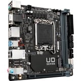 GIGABYTE H610I DDR4 placa base Intel H610 Express LGA 1700 mini ITX Intel, LGA 1700, Intel® Celeron®, Intel® Core™ i3, Intel® Core™ i5, Intel® Core™ i7, Intel® Core™ i9,..., LGA 1700, DDR4-SDRAM, 64 GB