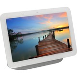 Google Nest Hub (Gen 2), Altavoz blanco, Google Assistant, Rectángulo, Blanco, 17,8 cm (7"), Chalk, 1024 x 600 Pixeles