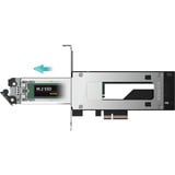 Icy Dock ExpressSlot Elite MB840M5P-B, Tarjeta de interfaz negro/Plateado