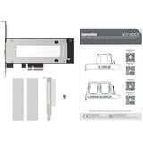 Icy Dock ExpressSlot Elite MB840M5P-B, Tarjeta de interfaz negro/Plateado