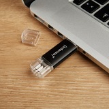 Intenso 3539490 unidad flash USB 64 GB USB Type-A / USB Type-C 3.2 Gen 1 (3.1 Gen 1) Antracita, Lápiz USB antracita/Transparente, 64 GB, USB Type-A / USB Type-C, 3.2 Gen 1 (3.1 Gen 1), 70 MB/s, Tapa, Antracita