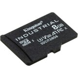 Kingston Tarjeta 8GB microSDHC Industrial C10 A1 pSLC paquete individual sin adaptador, Tarjeta de memoria negro, 8 GB, MicroSDHC, Clase 10, UHS-I, 100 MB/s, 80 MB/s
