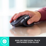 Logitech 910-006582 ratón Oficina mano derecha Bluetooth Laser 8000 DPI grafito, mano derecha, Laser, Bluetooth, 8000 DPI, Grafito