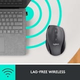 Logitech Customizable Mouse M705 ratón Oficina mano derecha RF inalámbrico Óptico 1000 DPI antracita, mano derecha, Óptico, RF inalámbrico, 1000 DPI, Carbón vegetal