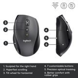 Logitech Customizable Mouse M705 ratón mano derecha RF inalámbrico Óptico 1000 DPI antracita, mano derecha, Óptico, RF inalámbrico, 1000 DPI, Carbón vegetal