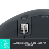 Logitech MX Master 3S for Business ratón Oficina mano derecha Bluetooth Laser 8000 DPI grafito, mano derecha, Laser, Bluetooth, 8000 DPI, Grafito