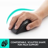 Logitech Marathon M705 ratón Oficina mano derecha RF inalámbrico Óptico 1000 DPI antracita, mano derecha, Óptico, RF inalámbrico, 1000 DPI, Carbón vegetal