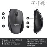 Logitech Marathon M705 ratón Oficina mano derecha RF inalámbrico Óptico 1000 DPI antracita, mano derecha, Óptico, RF inalámbrico, 1000 DPI, Carbón vegetal