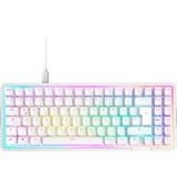 NZXT FUNCTION Elite MiniTKL, Teclado para gaming blanco