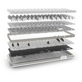 NZXT FUNCTION Elite MiniTKL, Teclado para gaming blanco