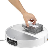 Roborock Saros 10 R&D,con conexión de agua, Robot aspirador blanco