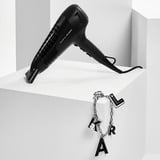 Rowenta X KARL LAGERFELD CV581L secador 2300 W Negro, Secador de pelo negro, CC, Negro, Con agujero en la empuñadura para colgar, 1,8 m, China, 2300 W