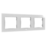 Shelly Marco de pared 3, Cubierta blanco