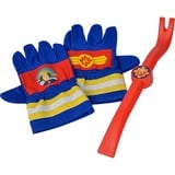 Simba Bombero Sam Guantes de Bombero, Juego de rol azul/Rojo