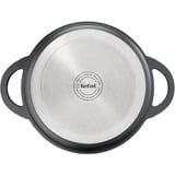 Tefal Trattoria E2187234 cacerola Alrededor Negro, Pan negro, Alrededor, Negro, Aluminio, Titanium Extra, Desmontable, Cerámico, Gas, Halógeno, Inducción