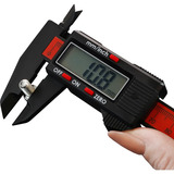 Thermal Grizzly Calibrador digital TG, Instrumento de medición negro/Rojo