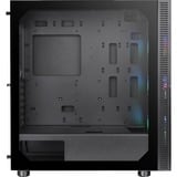 Thermaltake Versa T26 TG ARGB Midi Tower Negro, Cajas de torre negro, Midi Tower, PC, Negro, ATX, EATX, micro ATX, Mini-ITX, SPCC, Juego