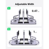 UGREEN 60643 soporte para ordenador portátil Gris 43,9 cm (17.3") negro, Soporte para ordenador portátil, Gris, Aluminio, Silicona, 43,9 cm (17.3"), 150 mm, 104 mm