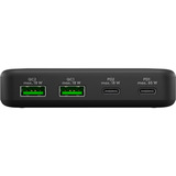 goobay Cargador de mesa multipuerto USB-C, PD, GaN, 65 vatios negro