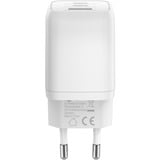 goobay Cargador rápido USB-C Nano, PD, GaN, 65 vatios blanco