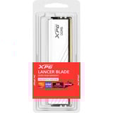 ADATA LANCER BLADE RGB módulo de memoria 16 GB 1 x 16 GB DDR5 6000 MT/s 288-pin DIMM, Memoria RAM blanco, 16 GB, 1 x 16 GB, DDR5, 6000 MHz, 288-pin DIMM, Blanco