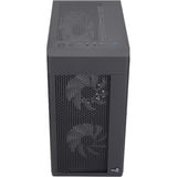 Aerocool HEXFORMBKV2 Caja PC Micro ATX 3 Ventiladores FRGB Negro, Cajas de torre negro, Mini Tower, PC, Negro, micro ATX, Mini-ITX, ABS, SPCC, Atrás, Frente