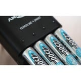 Ansmann 2500mAh AA maxE plus Níquel-metal hidruro (NiMH), Batería plateado, AA, Níquel-metal hidruro (NiMH), 1,2 V, 2500 mAh, 14,5 x 14,5 x 50,5 mm