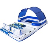 Bestway 43105 flotador para piscina y playa Azul, Blanco Estampado Vinilo Isla flotante, Cama de aire blanco/Azul, Azul, Blanco, Isla flotante, Estampado, Vinilo, 540 kg, China