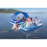 Bestway 43105 flotador para piscina y playa Azul, Blanco Estampado Vinilo Isla flotante, Cama de aire blanco/Azul, Azul, Blanco, Isla flotante, Estampado, Vinilo, 540 kg, China