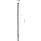 Bosch Expert Broca para martillo SDS plus-7X, Taladro Martillo perforador, Hammer drill bit, 1 cm, 215 mm, Concreto, Piedra, 15 cm