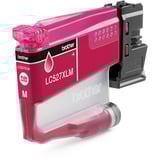 Brother LC527XLM cartucho de tinta 1 pieza(s) Original Alto rendimiento (XL) Magenta Alto rendimiento (XL), Magenta, Tinta a base de pigmentos, 1 pieza(s), 2000 páginas, Pack individual