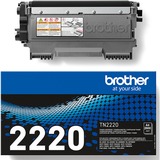 Brother TN-2220 cartucho de tóner 1 pieza(s) Original Negro negro, 2600 páginas, Negro, 1 pieza(s), Minorista