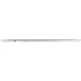 CHERRY DW 9100 SLIM teclado Ratón incluido Universal RF Wireless + Bluetooth QWERTY Inglés de EE. UU. Plata, Juego de escritorio blanco/Plateado, Inalámbrico, RF Wireless + Bluetooth, QWERTY, Plata, Ratón incluido