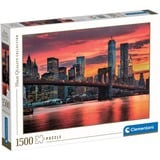 Clementoni High Quality Collection EAST RIVER AT DUSK Puzzle rompecabezas 1500 pieza(s) Ciudad 1500 pieza(s), Ciudad, 10 año(s)