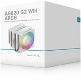 DeepCool AG620 G2 WH ARGB, Disipador de CPU blanco
