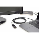Digitus AK-300333-020-S, Cable negro