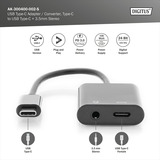 Digitus AK-300400-002-S, Adaptador negro