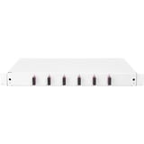 Digitus Caja de empalme LWL, equipada, 6x SC DX, OM4, Caja de fíbra óptica 