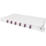 Digitus Caja de empalme LWL, equipada, 6x SC DX, OM4, Caja de fíbra óptica 
